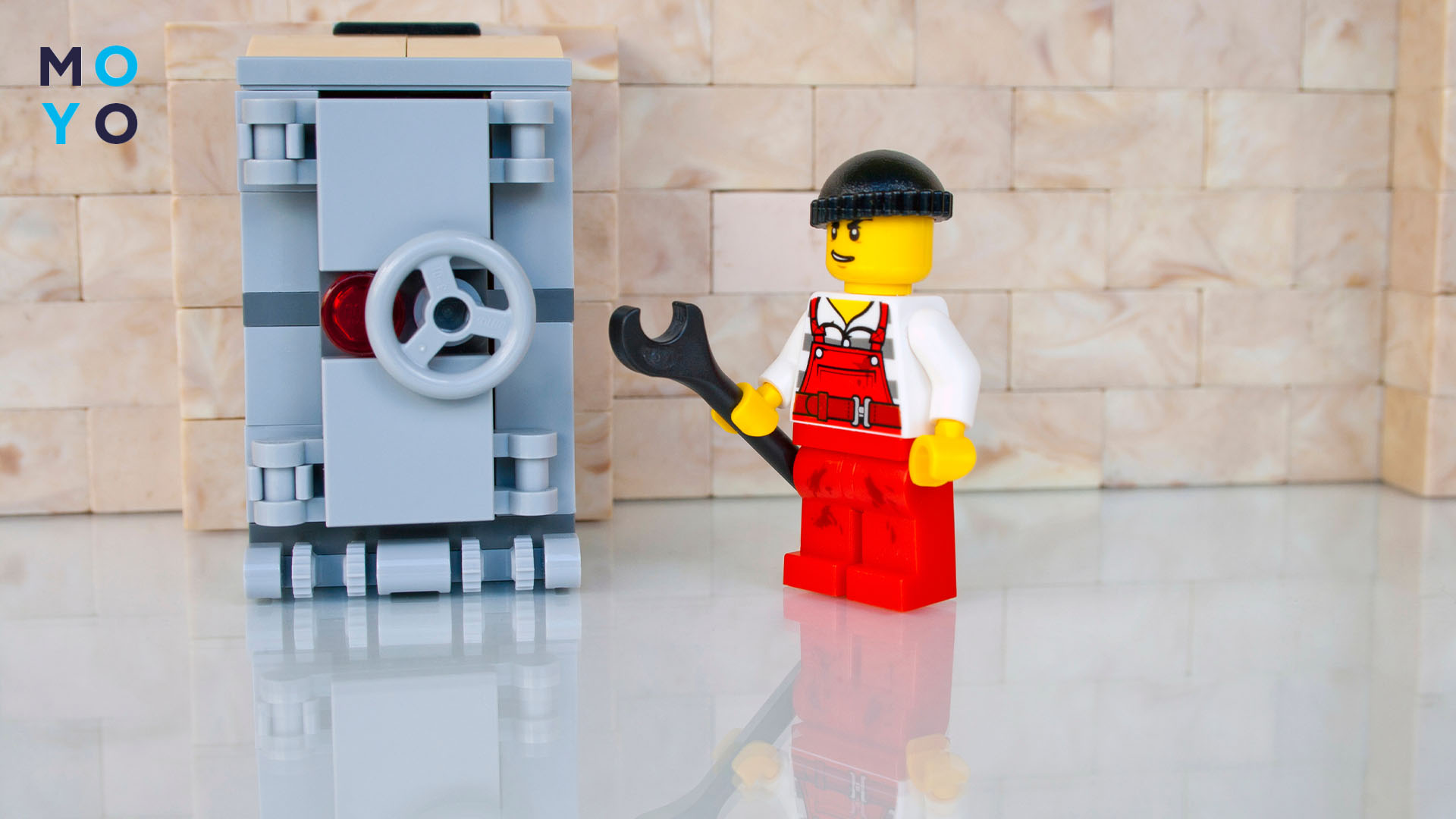 собрать игрушечный сейф из Lego