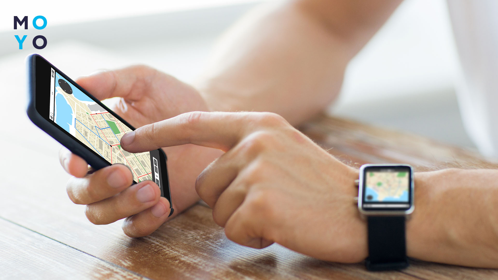 сопряженная геолокация на телефоне и часах