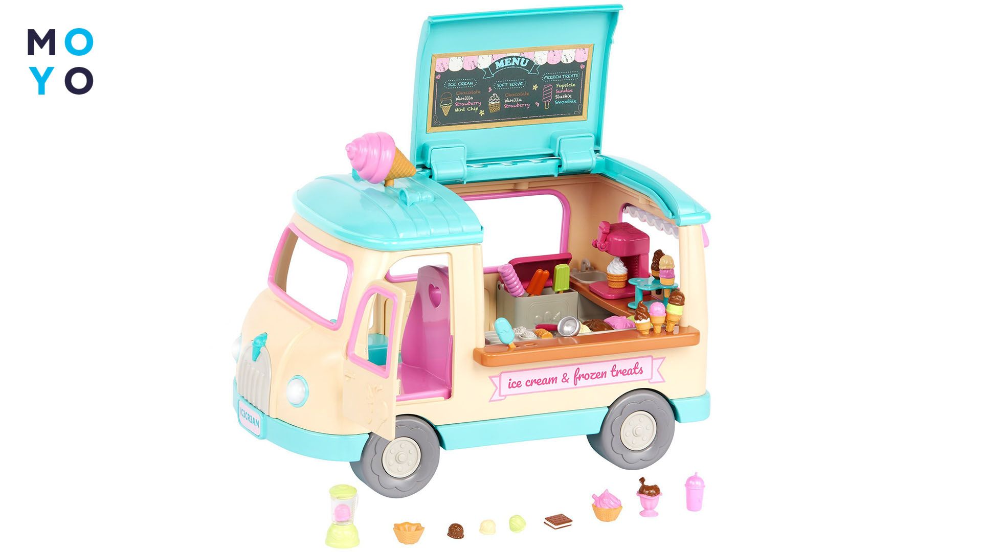  Игровой набор Li'l Woodzeez Фургон с мороженым