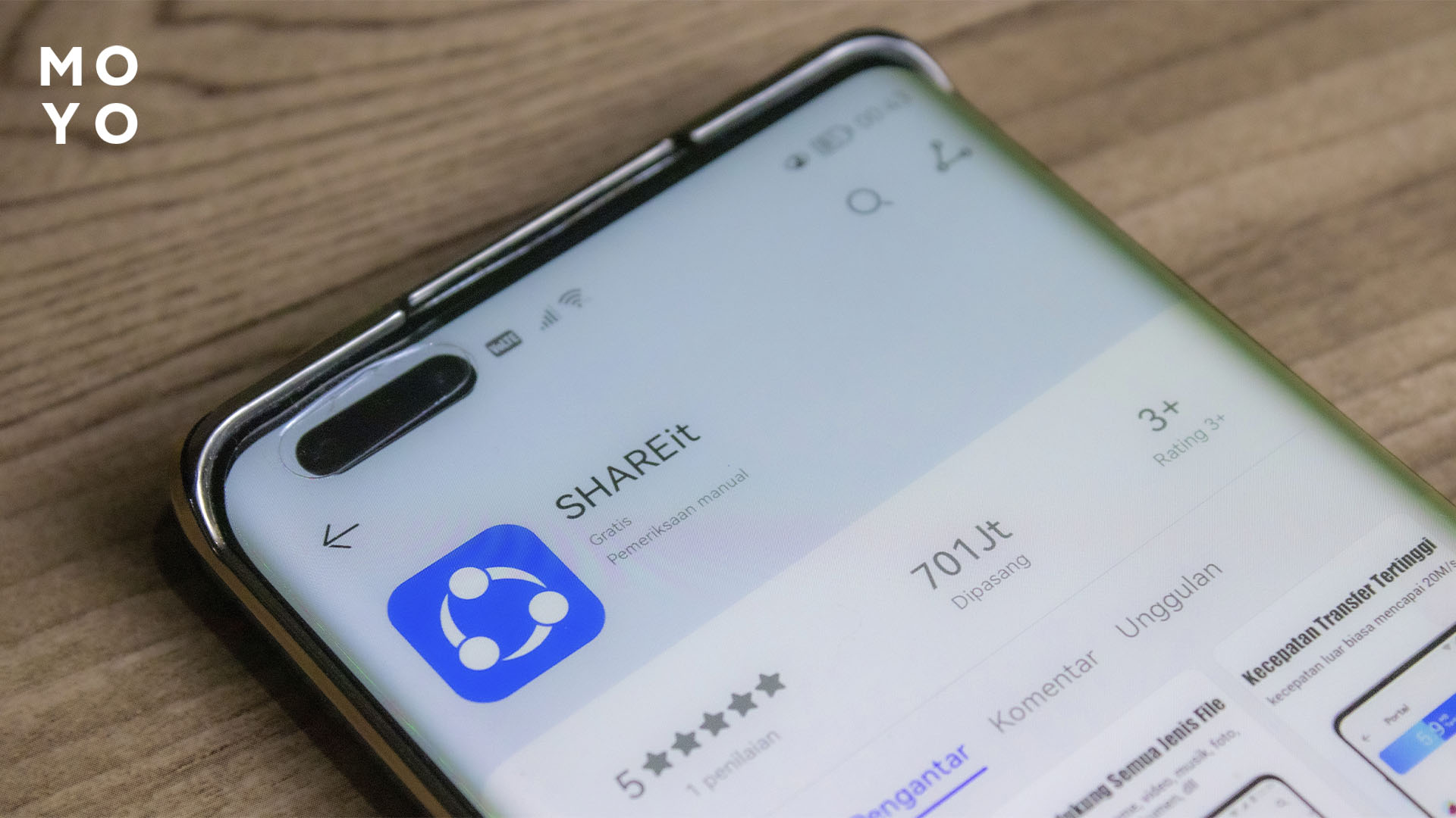 перенесення даних через SHAREit