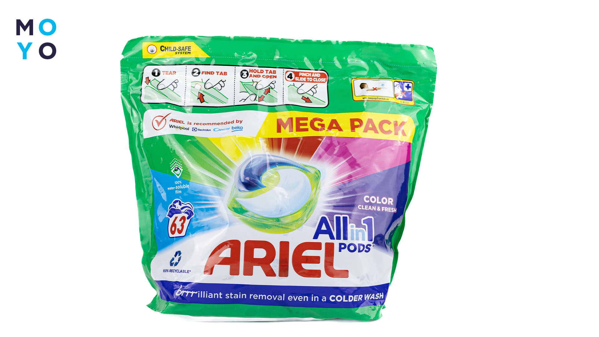 Капсулы для стирки Ariel