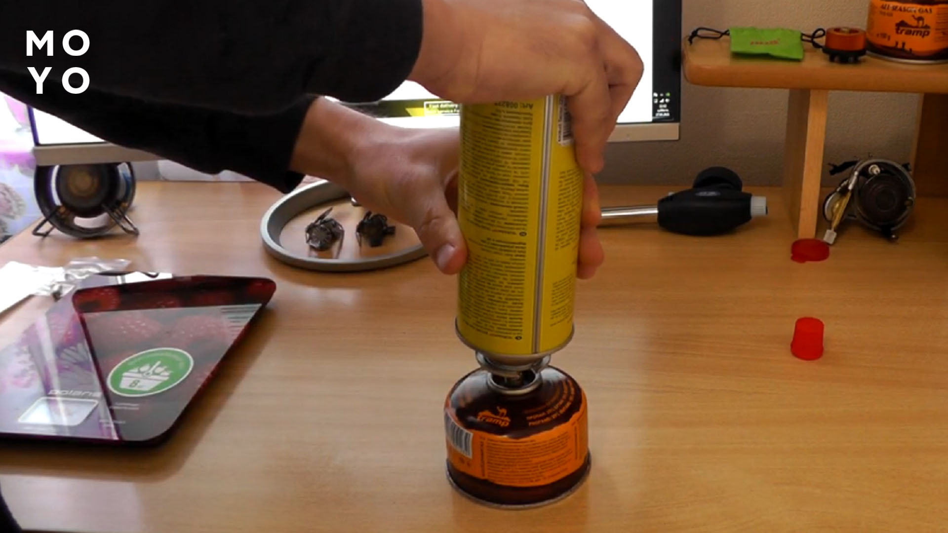 самостоятельная заправка туристического газового баллона