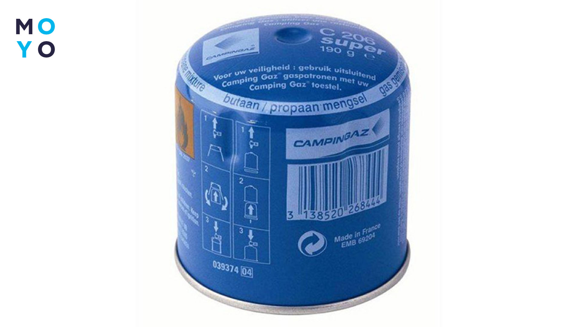 пом'ятий газовий балон