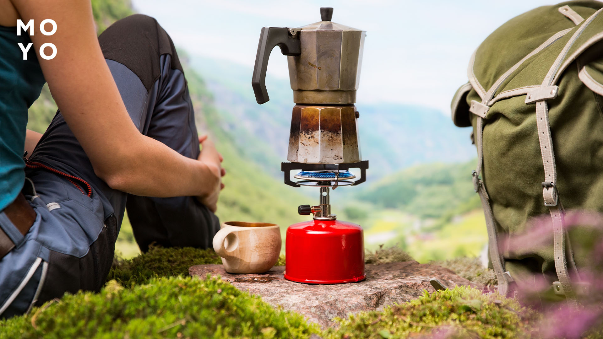 заправка газового туристического баллона