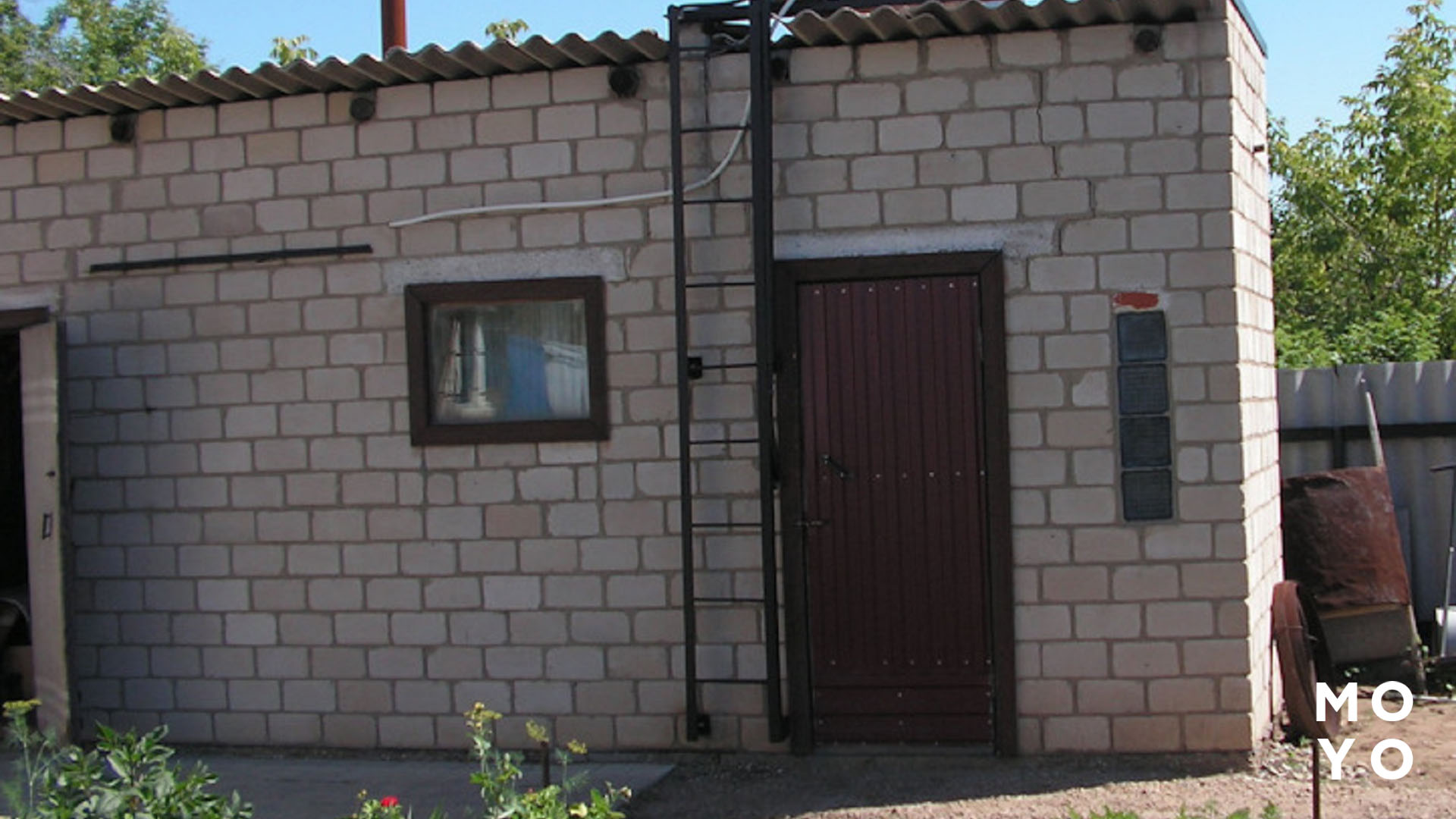 кирпичная душевая