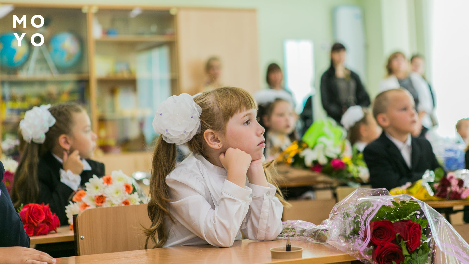 сконцентрированное внимание учеников