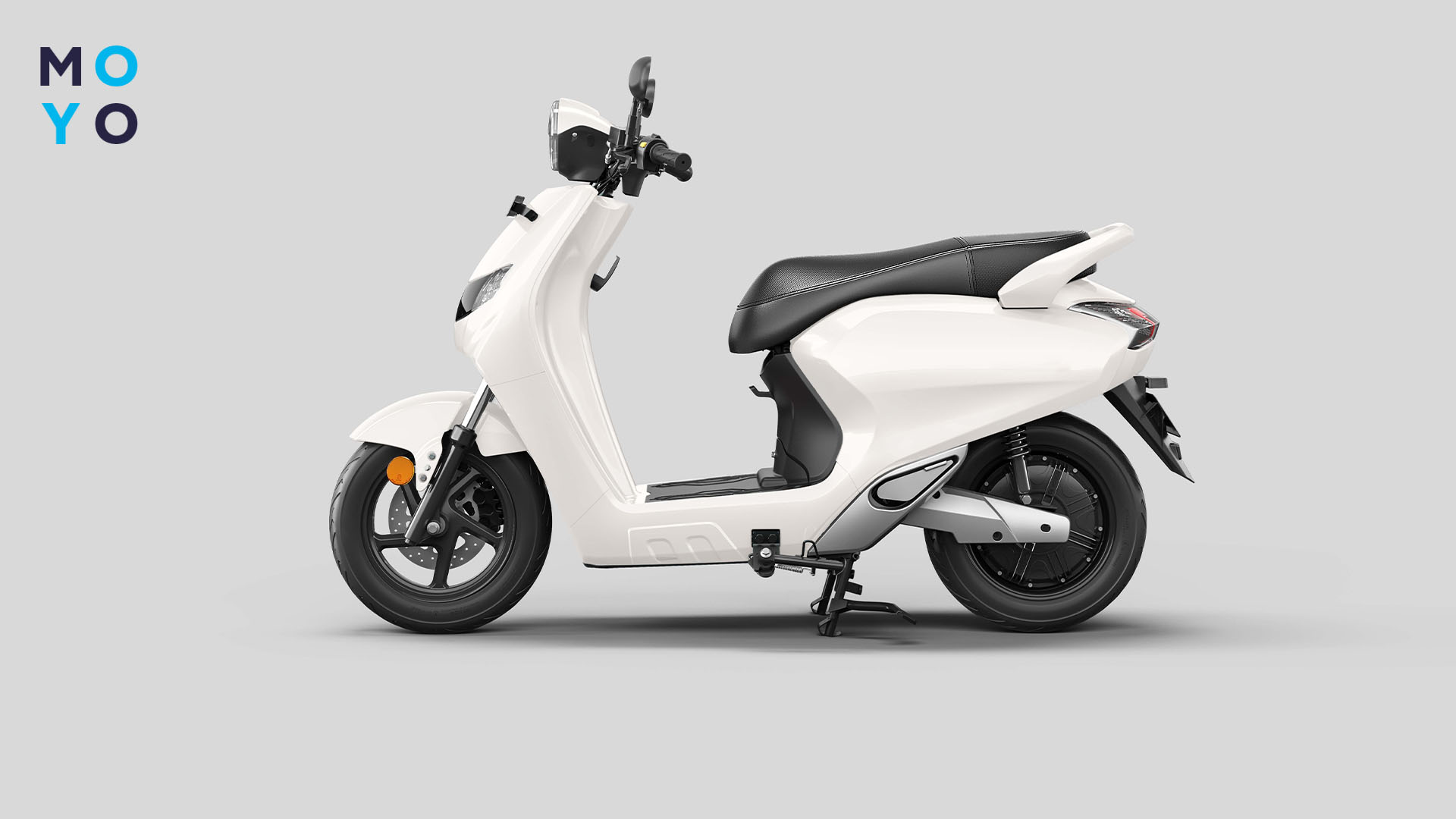 Электроскутер белый