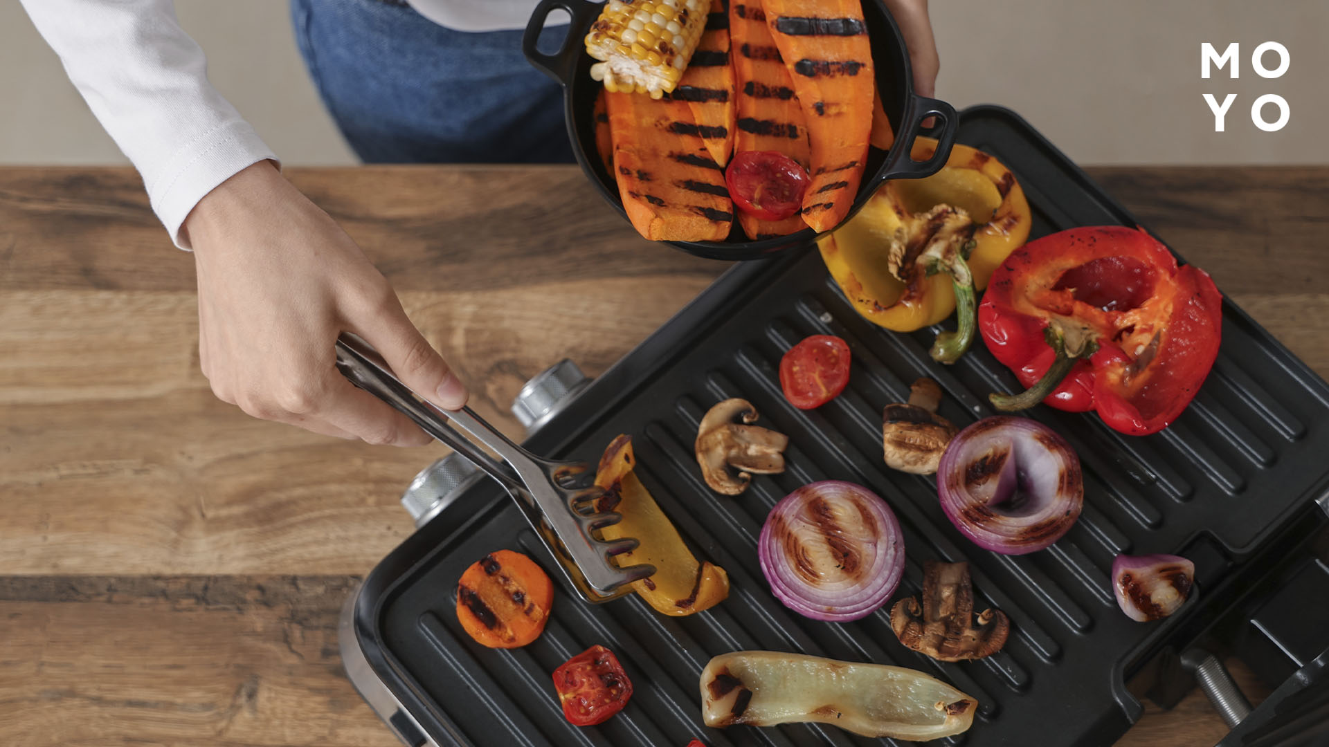 овощи на электрогриле