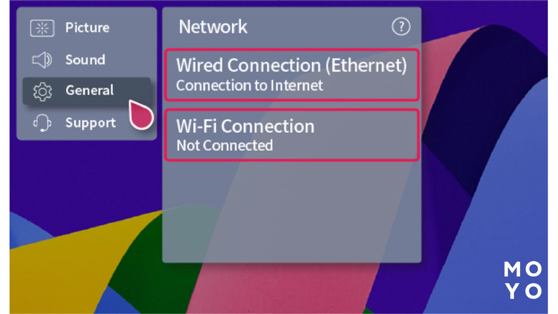 Проводное подключение по LAN-кабелю