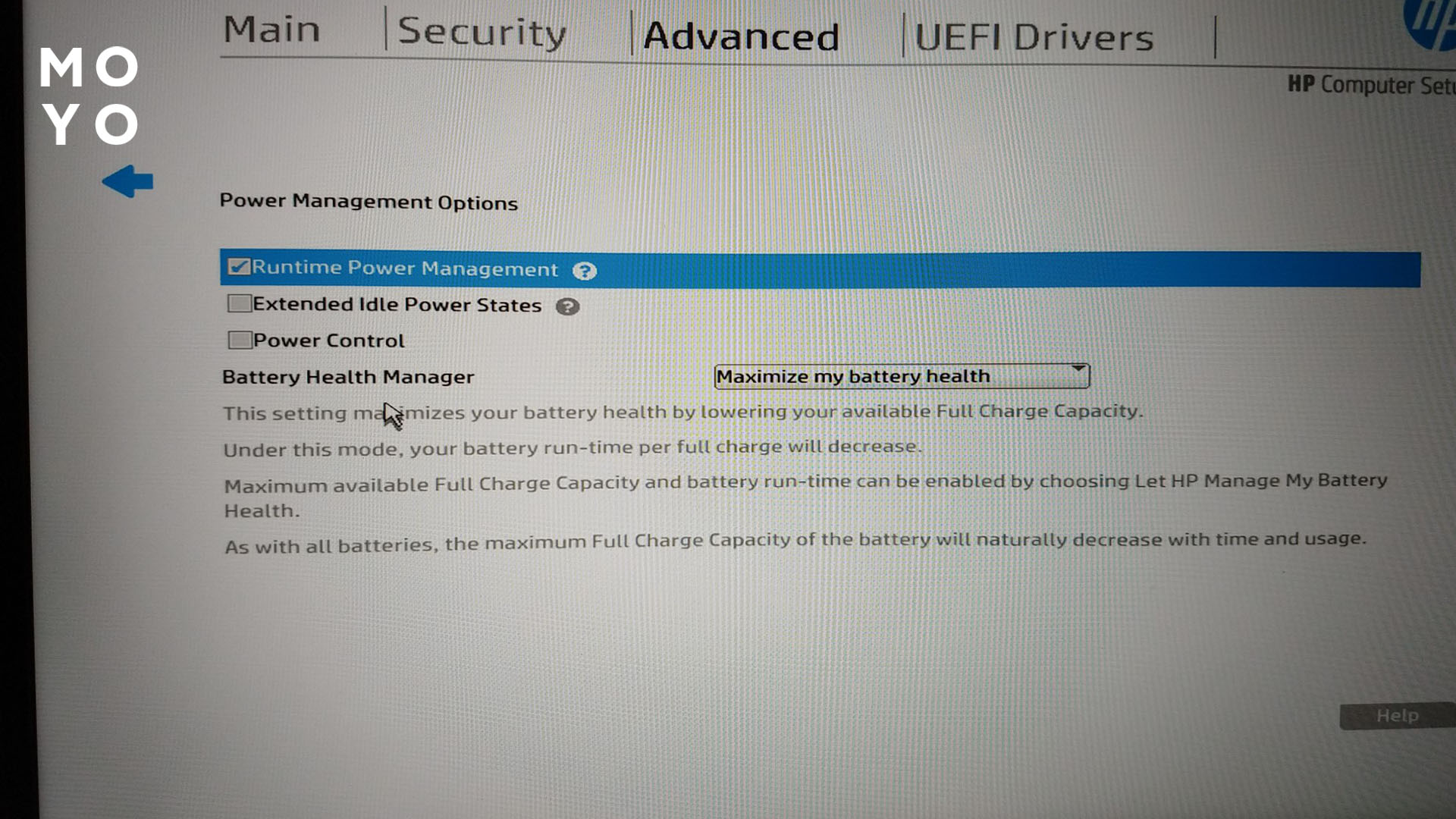 ограничить зарядку на Windows 10/11