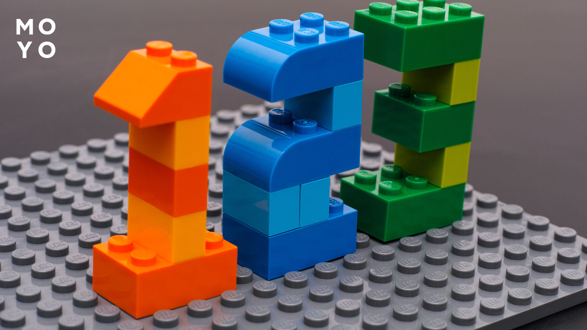 зібрати числа з конструктора LEGO