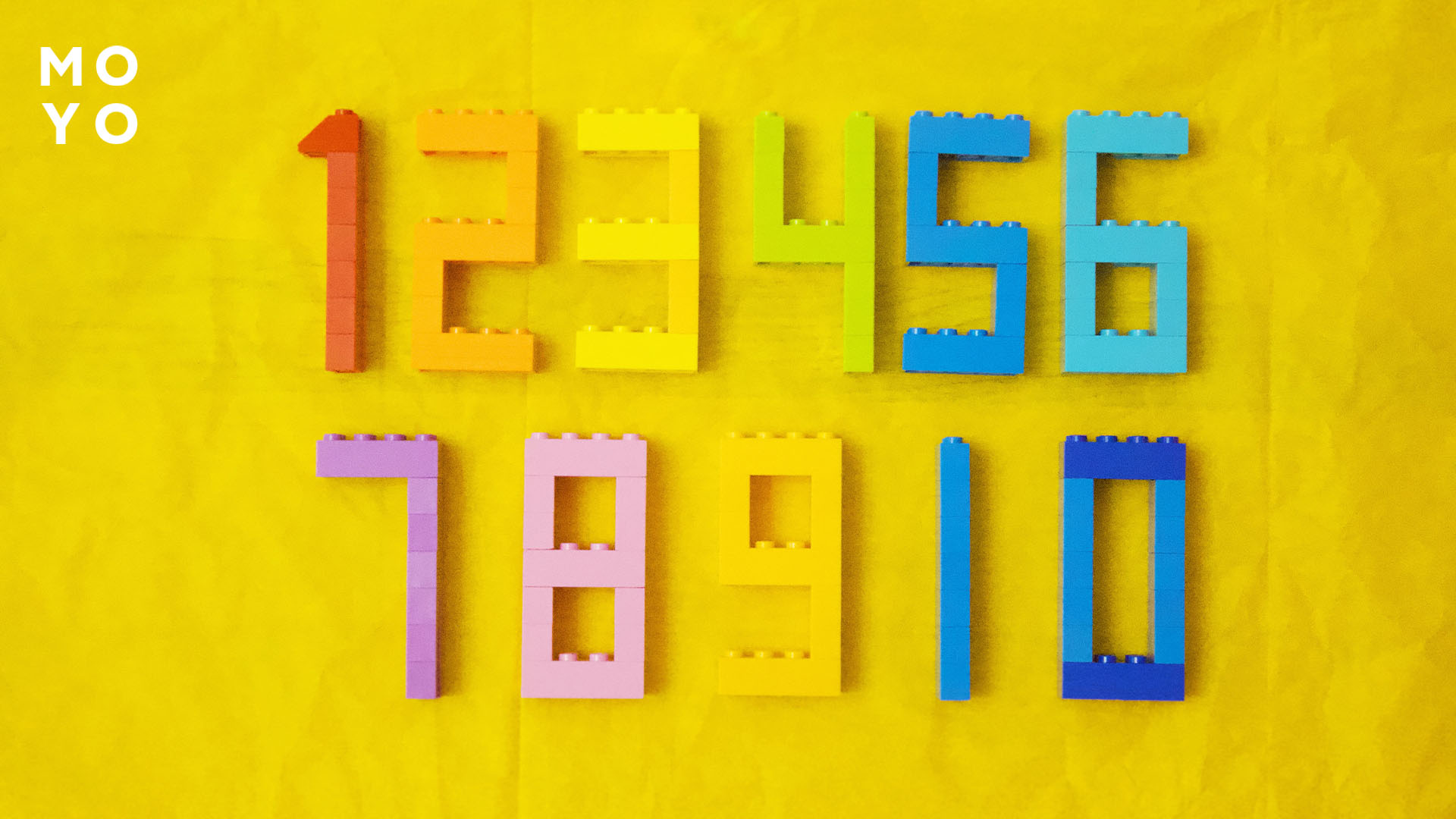 числа из кубиков