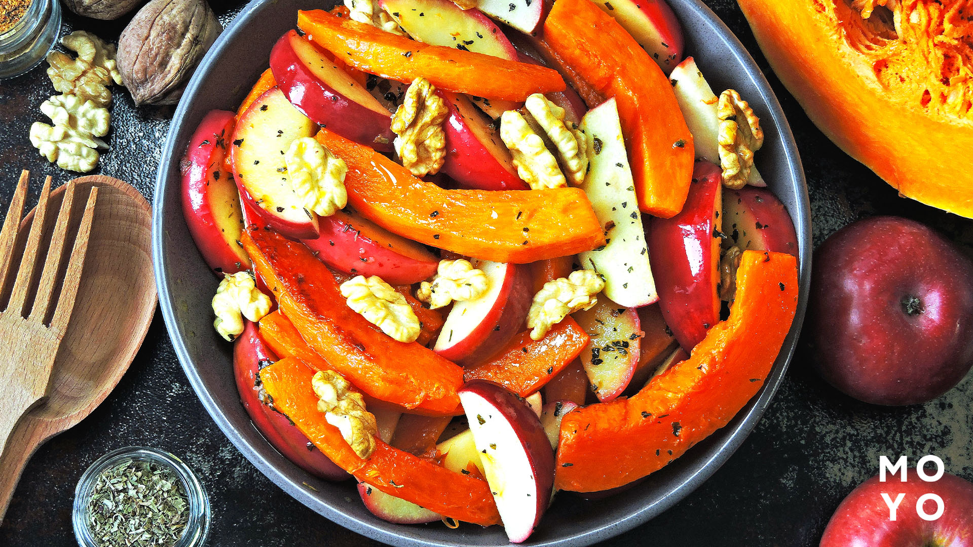 салат з гарбуза з яблуком