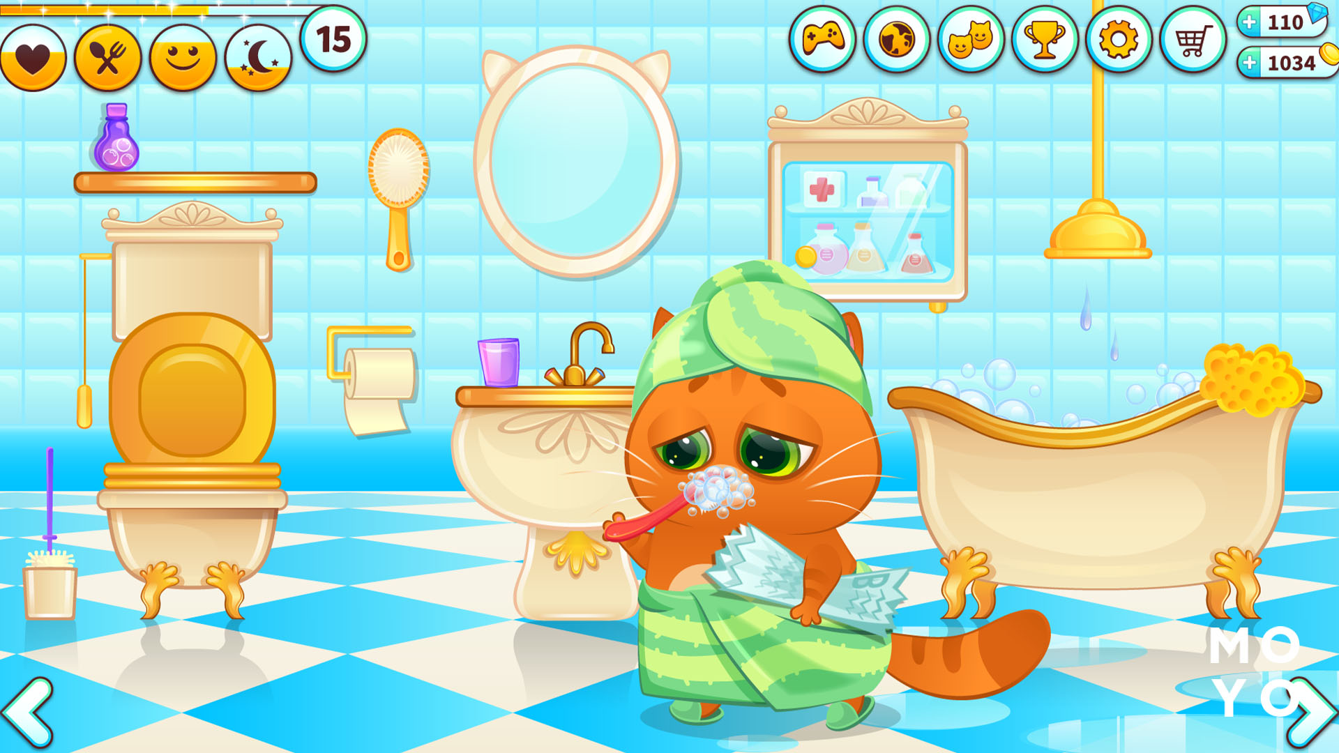 Игра на Андроид «Bubbu – мой виртуальный питомец»