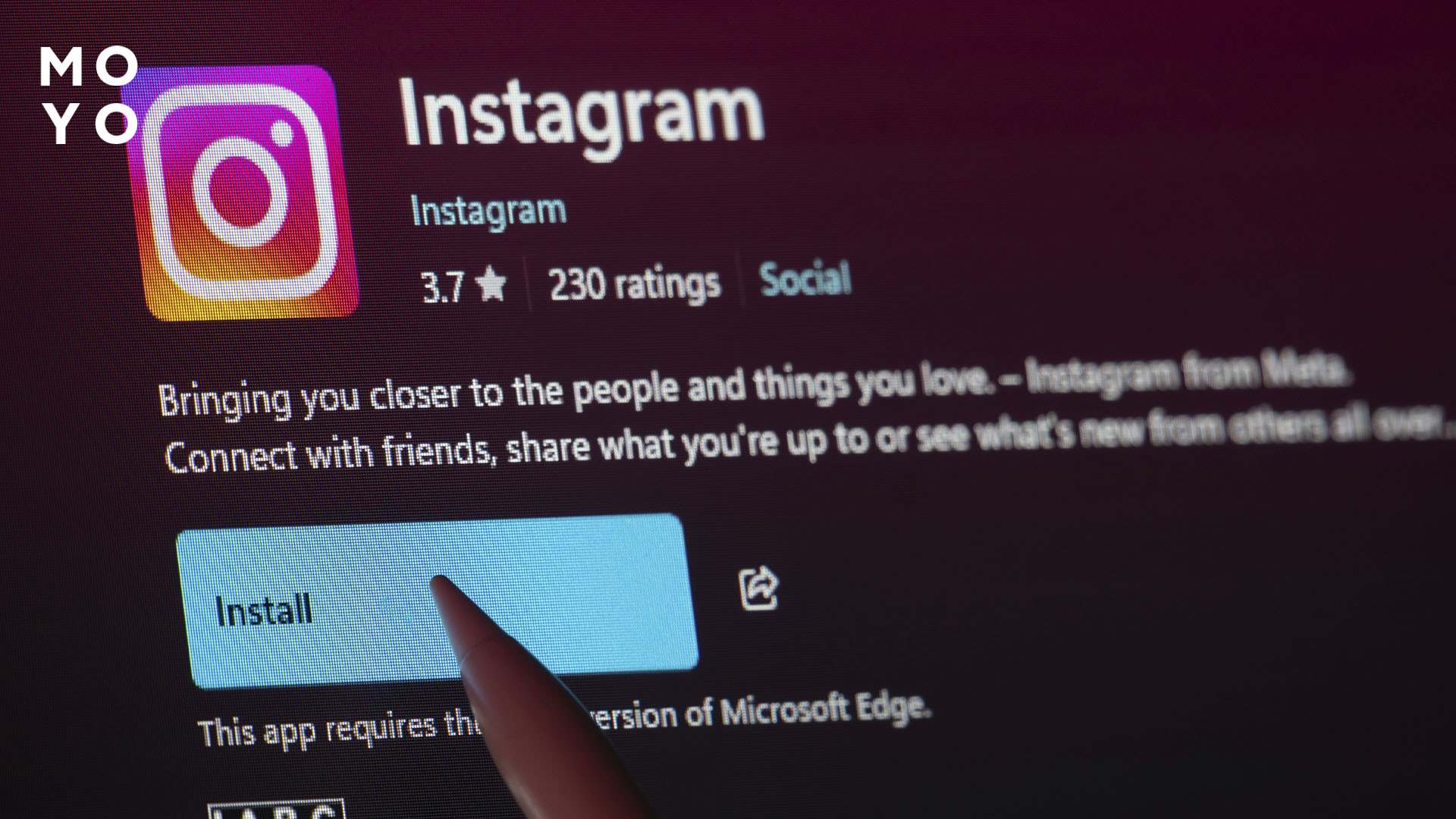 Установка Инстаграма на компьютер