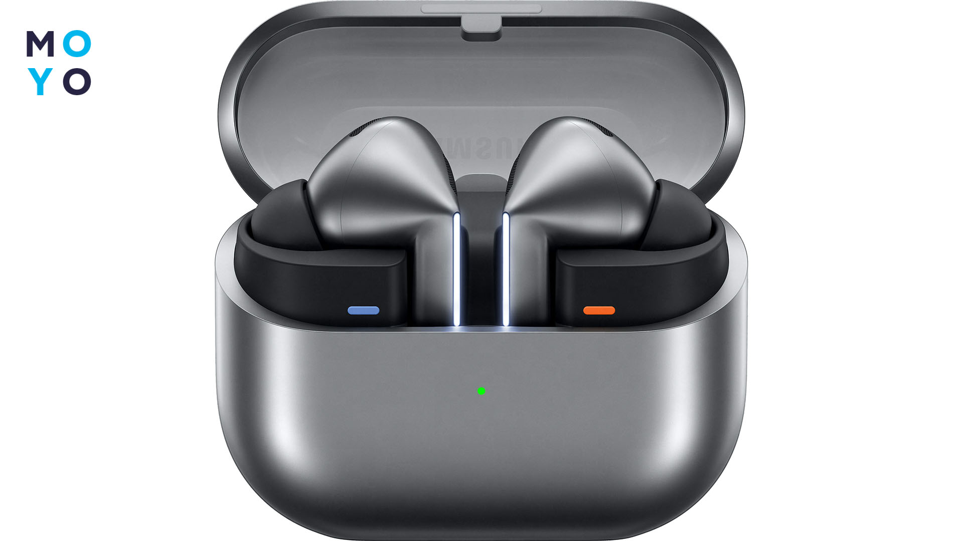 Навушники Samsung Galaxy Buds 3 Pro у сріблястому кейсі