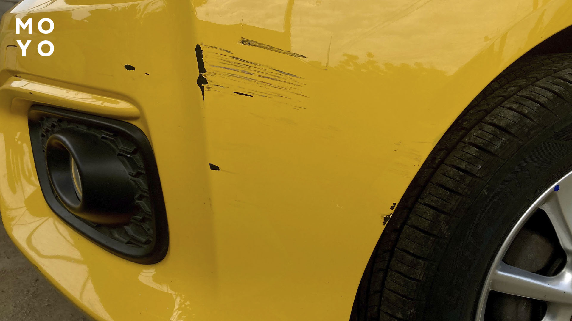 царапины на машине