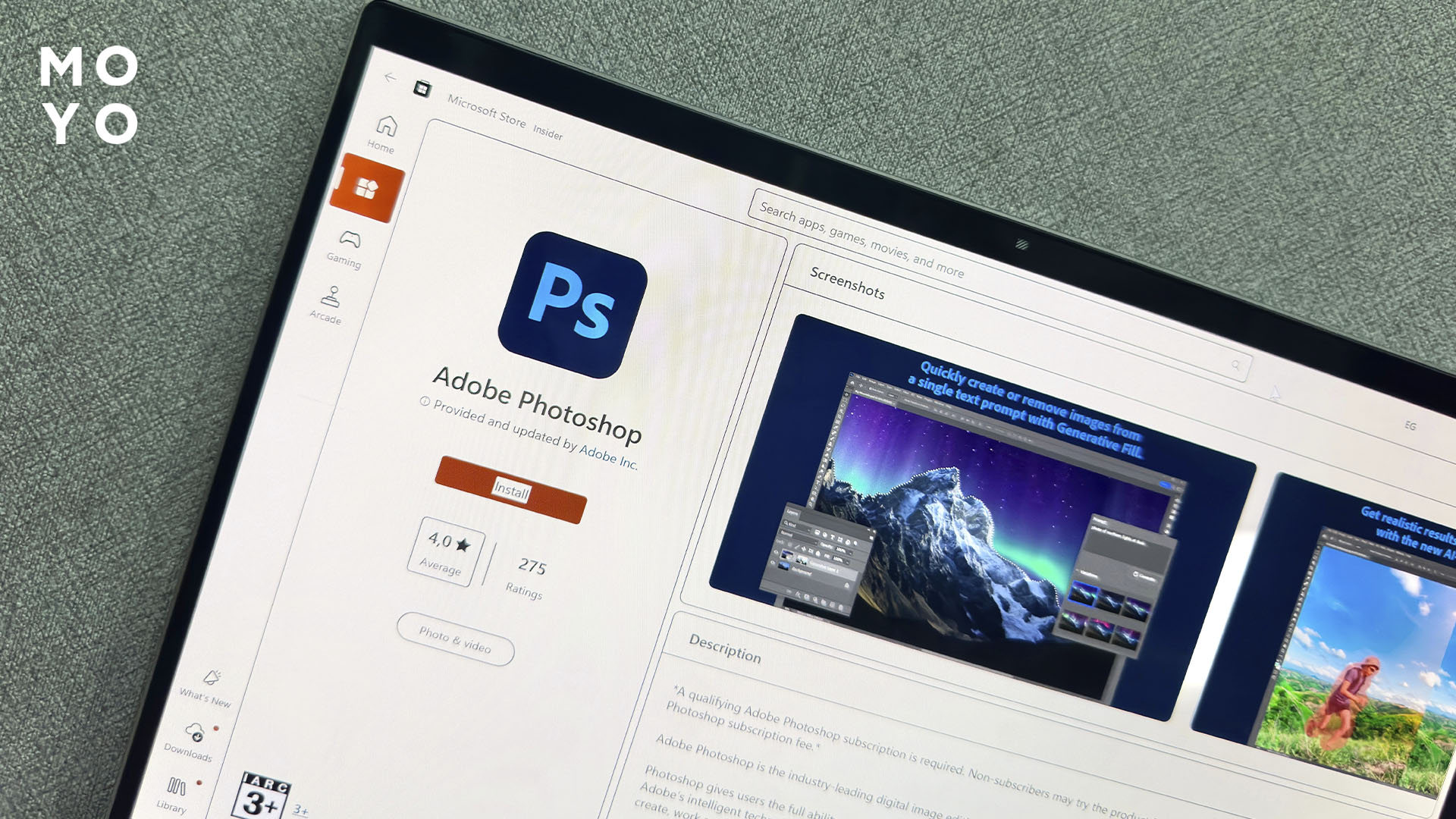 приложение Adobe Photoshop