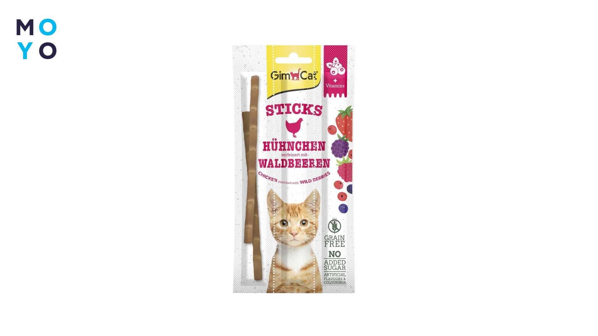 GimCat Мясные палочки для котов