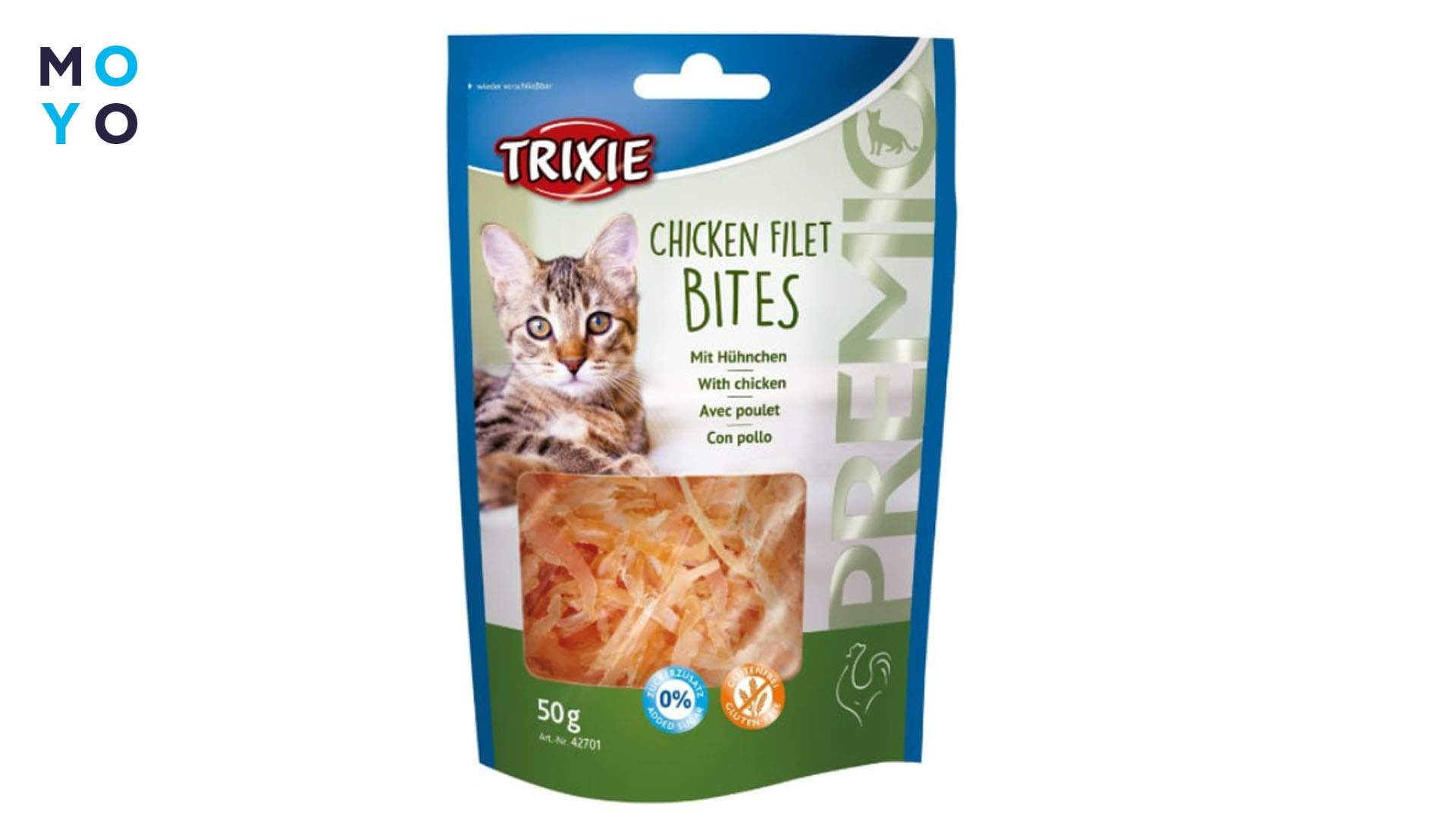 Котяча добавка Trixie PREMIO Catnip Chicken Bites