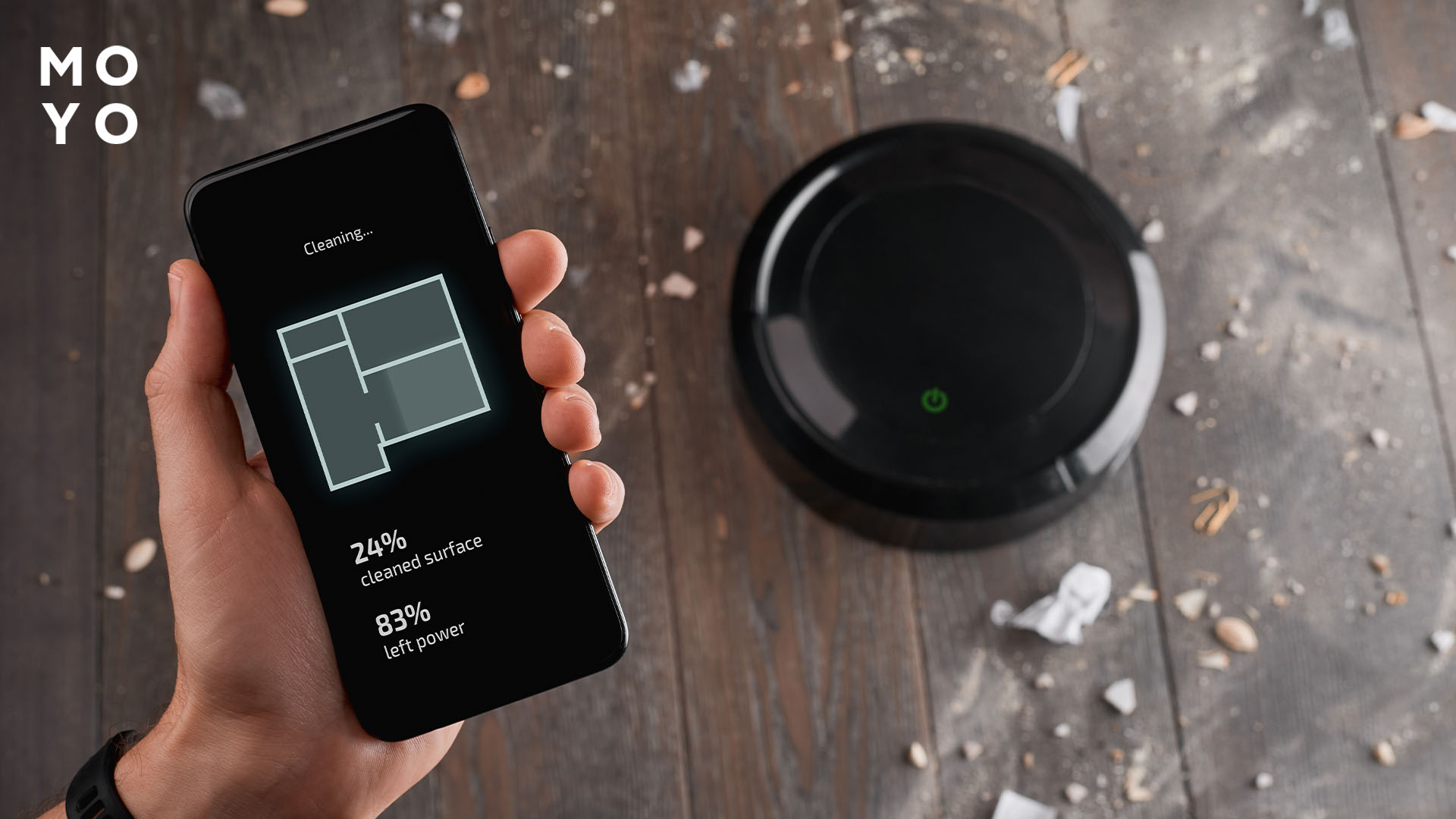 прив'язати робот пилосос до телефону