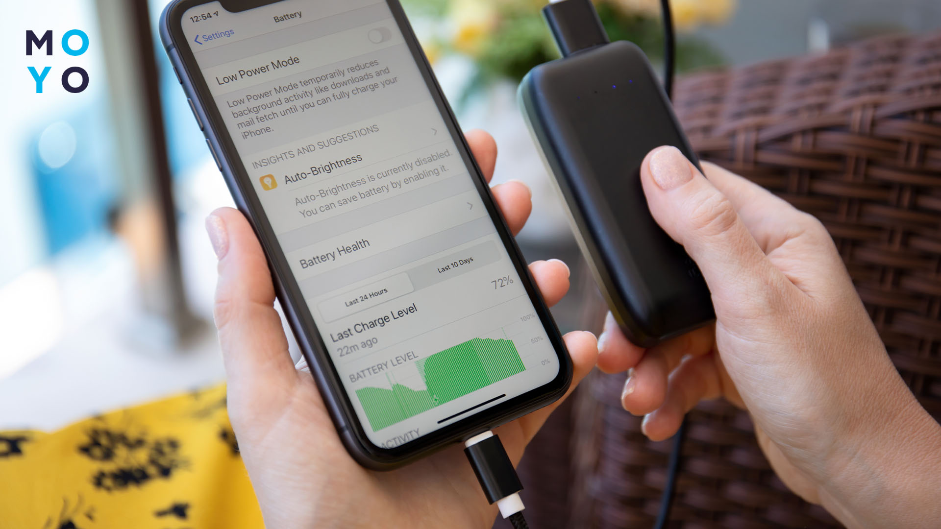перевірка заряду батареї на IPhone