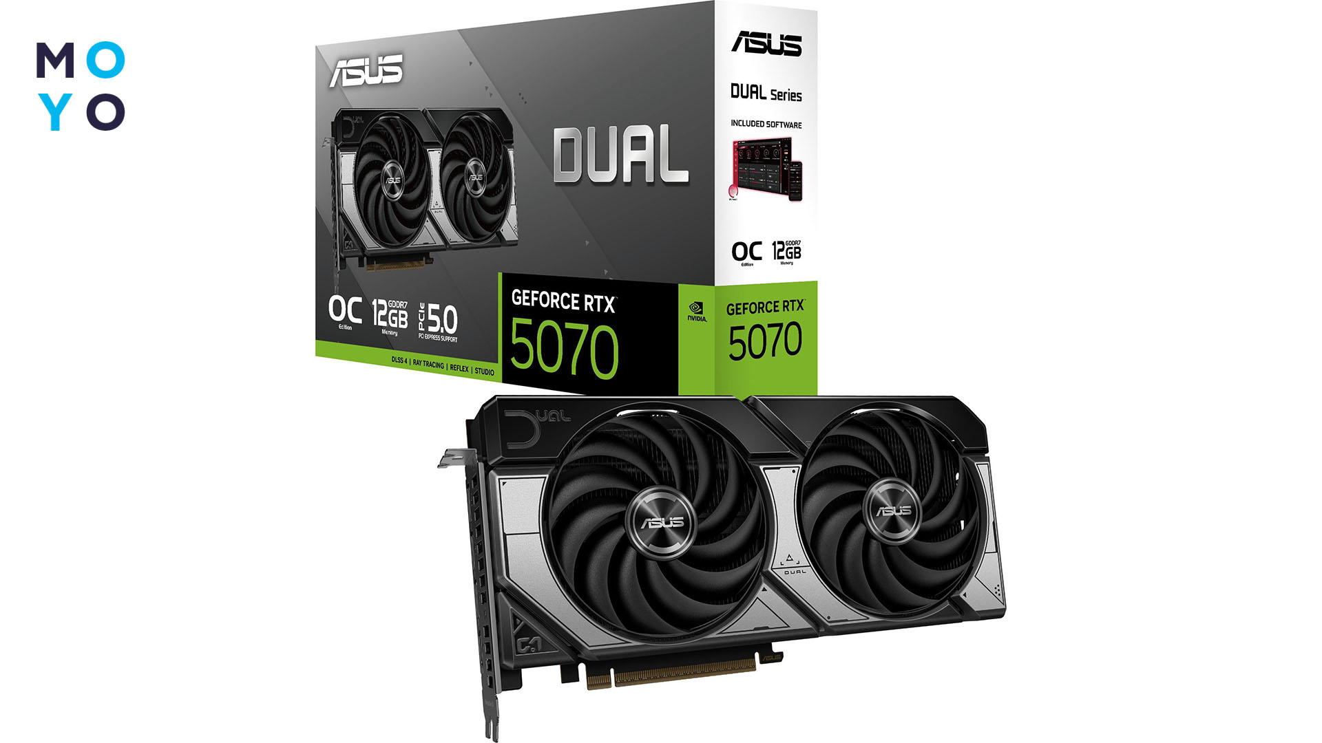 ASUS GeForce RTX 5070 12GB GDDR7 OC DUAL (90YV0M17-M0NA00)