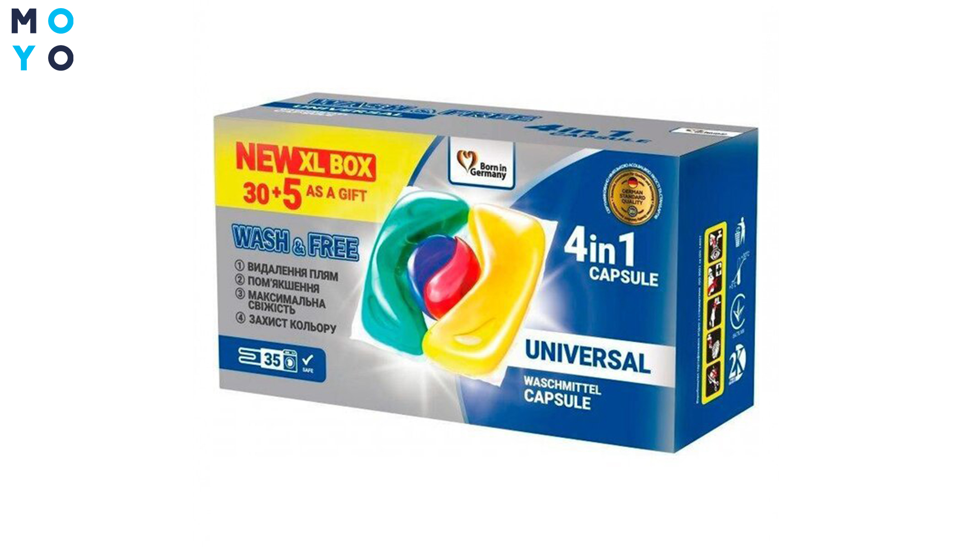 Wash & Free 4-in-1 Universal Caps