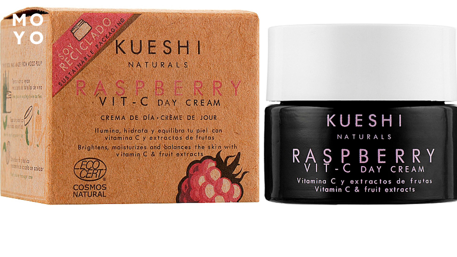 Денний крем для обличчя Kueshi Naturals Raspberry Vit-C