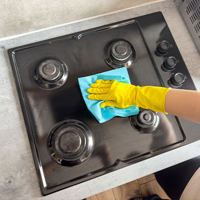 Как почистить газовую плиту — плохо горит: устранение засора за 5 минут