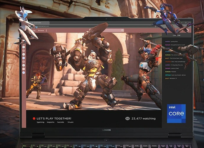 Играйте без всяких компромиссов. Оцените невероятную производительность благодаря процессорам Intel Core