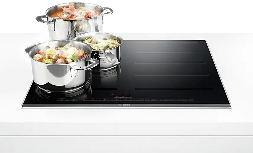 Індукційна поверхня, яка підладжується під розмір посуду