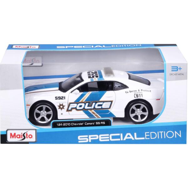 

Автомодель MAISTO 1:24 Chevrolet Camaro SS RS Police (31208 white)