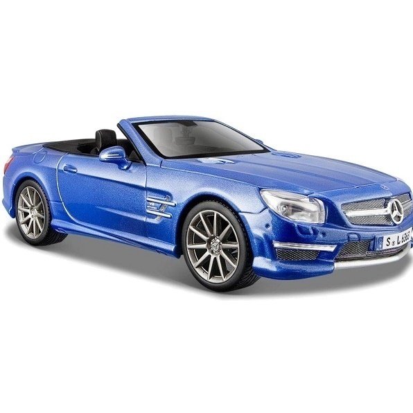 Автомодель MAISTO 1:24 Mercedes-Benz SL AMG 63 сonvertible (31503 met. blue) фото 1