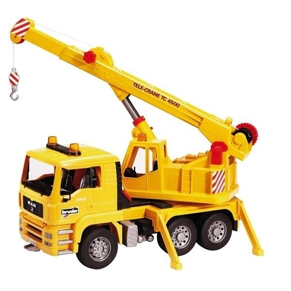 Автокран BRUDER 1:16 MAN (02754)фото1