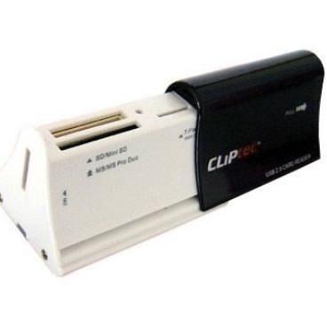 

Кардридер Cliptec USB все-в-одном ZR-621WH