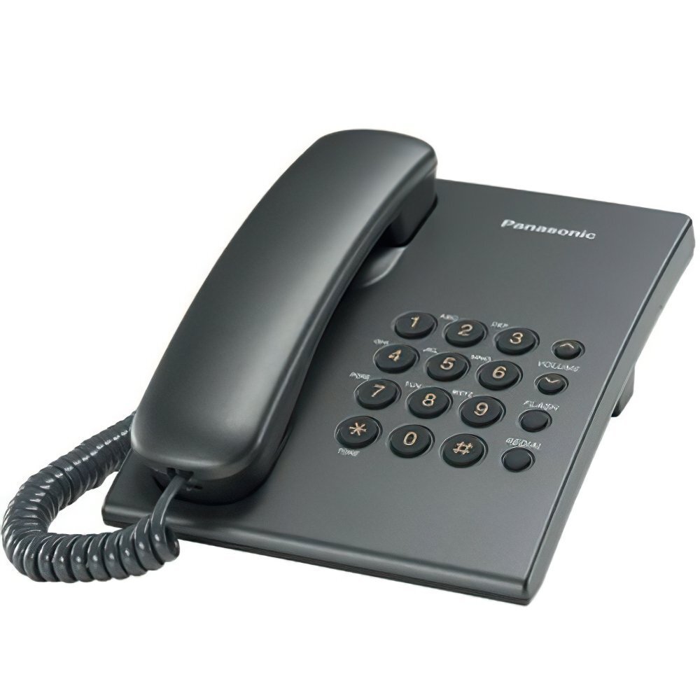  Телефон шнуровий Panasonic KX-TS2350UAT Titan фото