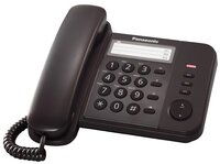 Телефон шнуровой Panasonic KX-TS2352UAB Black