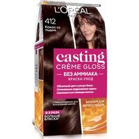 Крем-краска для волос без аммиака L'Oreal Paris Casting Creme Gloss 412 Какао со льдом