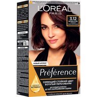 Стійка гель-фарба для волосся L'Oreal Paris Recital Preference 3.12 Глибокий темно-коричневий