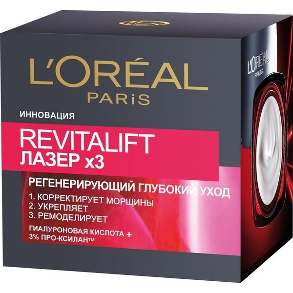 Крем для обличчя L'Oreal Paris Revitalift х3 Day Регенеруючий 50мл