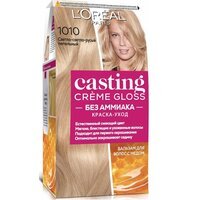 Крем-фарба для волосся без аміаку L'Oreal Paris Casting Creme Gloss 1010 Світло-світло-русявий попелястий