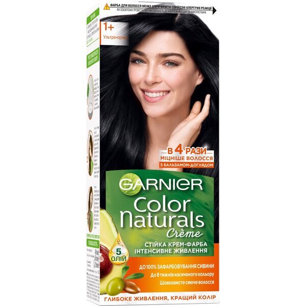 

Краска для волос Garnier Color Naturals 1+ Ультрачерный
