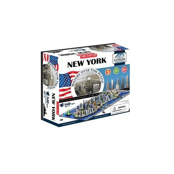 Об'ємний пазл 4D Cityscape "Нью-Йорк, США" (40010)фото1