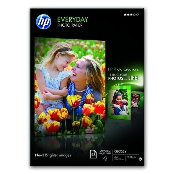 Фотобумага HP Everyday Photo Paper semi-glossy, 25л (Q5451A) фото 
