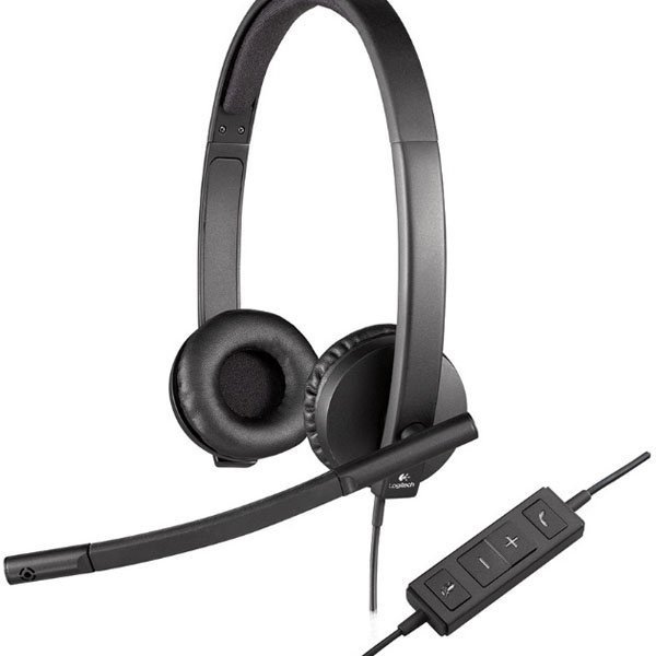 Компьютерная гарнитура Logitech USB Headset H570e Stereo (981-000575) фото 