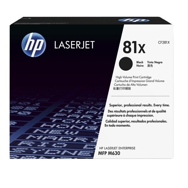Картридж лазерный HP 81X LJ M630 Black (CF281X) фото1