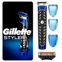 Бритва-стайлер Gillette Fusion ProGlide Styler с 1 сменным картриджем ProGlide Power + 3 насадки для моделирования бород