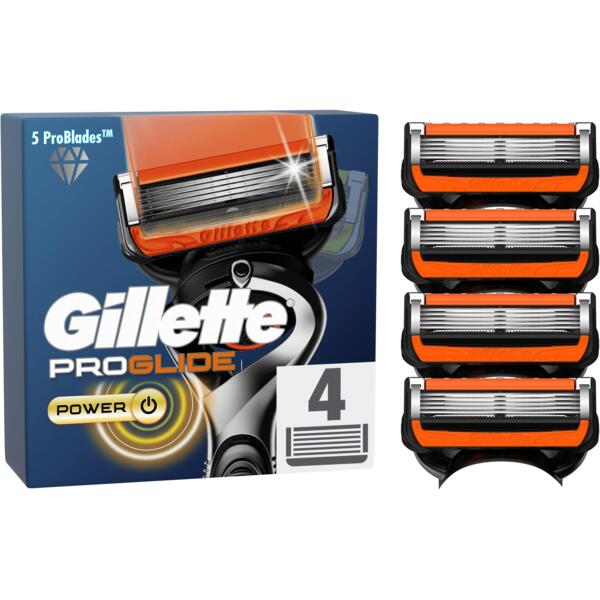 

Сменные картриджи Gillette Fusion 5 ProGlide Power 4 шт