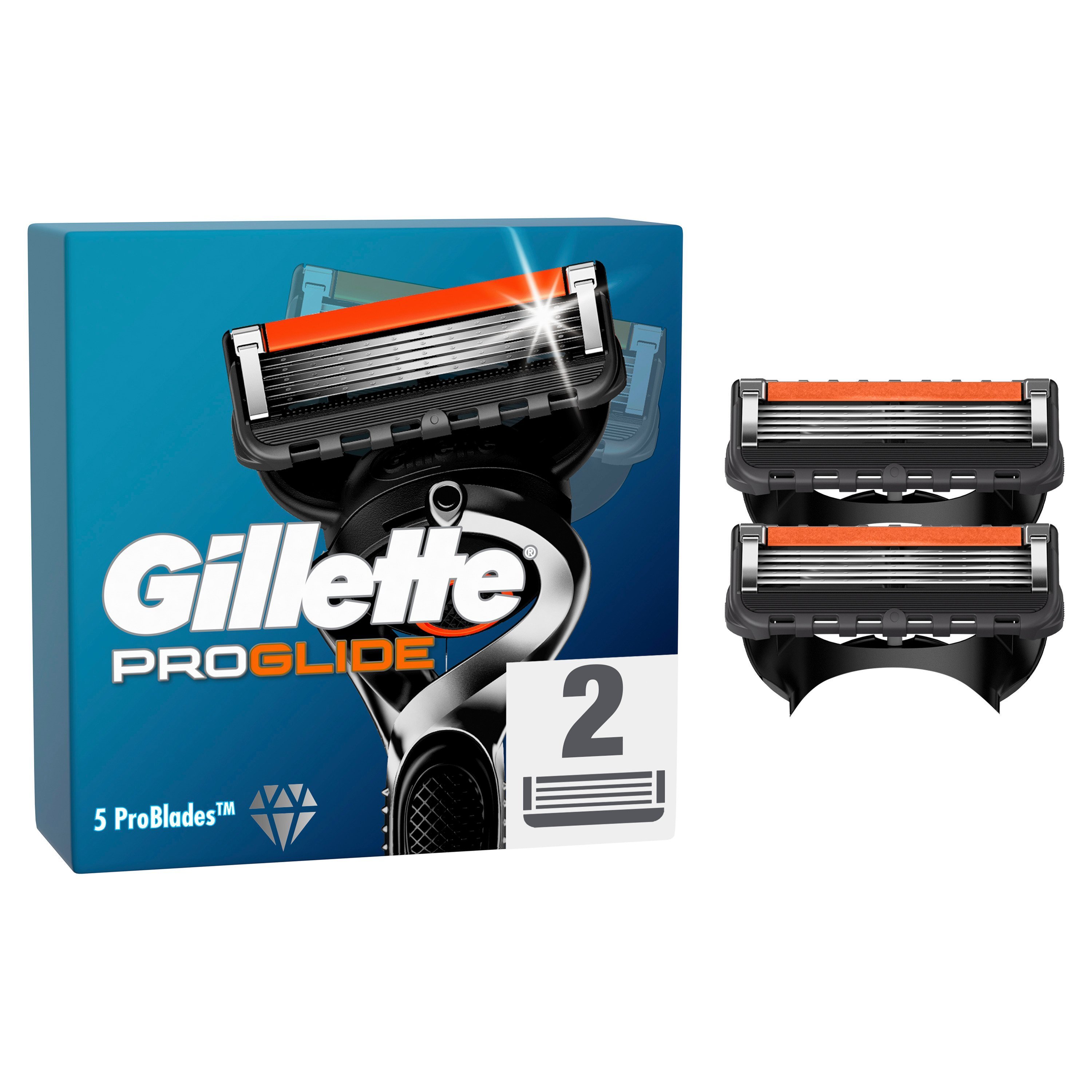 Сменные картриджи Gillette Fusion ProGlide 2 шт фото 1